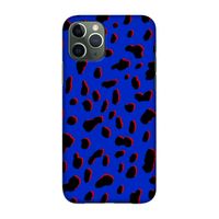 Blue Leopard: Volledig geprint iPhone 11 Pro Hoesje