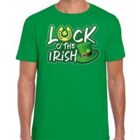 Luck of the Irish / St. Patricks day t-shirt / kostuum groen heren - thumbnail