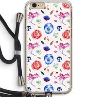 Bloemetjes: iPhone 6 PLUS / 6S PLUS Transparant Hoesje met koord Bloemetjes: iPhone 6 PLUS / 6S PLUS Transparant Hoesje met koord