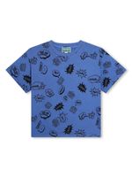 Kenzo Kids t-shirt en coton à imprimé graphique - Bleu - thumbnail