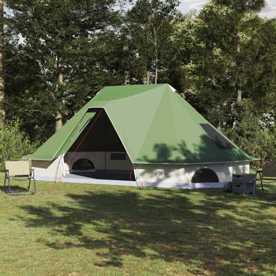 Familietent Tipi Groen voor 10 Personen - Waterdicht