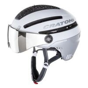 Cratoni Helm commuter white matt m-l
