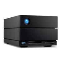LaCie 2big Dock 20 TB Harde schijf array Thunderbolt 4, DisplayPort, USB-A 3.2 Gen 2 Zwart STLG20000400