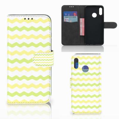 Honor 10 Lite | Telefoon Hoesje | Waves Yellow