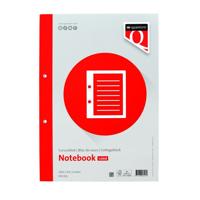 Cursusblok quantore a4 lijn met kantlijn 200pg