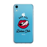 Badass Babes Club: iPhone XR Transparant Hoesje