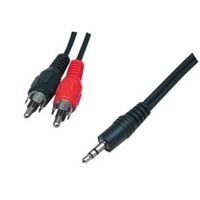 Cablexper Jack 3.5mm to RCA-cinch Stereo, 5.0m - thumbnail