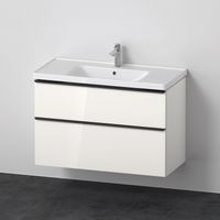 Badkamermeubelset Duravit D-Neo Wastafel Keramiek 100.5x48x62.5 cm Hoogglans Wit Duravit