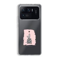 Zwart-wit cactus: Xiaomi Mi 11 Ultra Transparant Hoesje