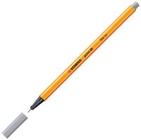 STABILO point 88, premium fineliner 0.4 mm, middel koud grijs, per stuk