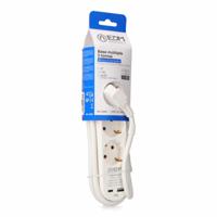 3-voudige Stekkerdoos met Schakelaar EDM 41822 Wit 3680 W 250 V 30 W (1,5 m)