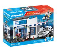 PLAYMOBIL Action Heroes - Politiestation met voertuigen constructiespeelgoed 71602