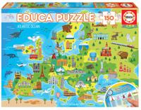 Educa 18607 puzzel Legpuzzel 150 stuk(s) Kaarten - thumbnail