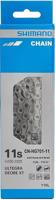 Shimano hg701 11-speed ketting - staal - race/mtb/e-bike - zilver