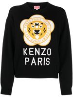 Kenzo pull Tiger Academy en laine mélangée - Noir