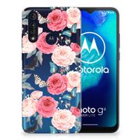 Motorola Moto G8 Power Lite | TPU Case | Butterfly Roses