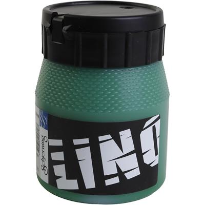 Creativ Company Linoleum verf, groen, 250 ml/ 1 doosje