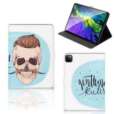 Tablettasje iPad Pro 11 2020/2021/2022 Gentleman Skull Tablettasje iPad Pro 11 2020/2021/2022 Gentleman Skull