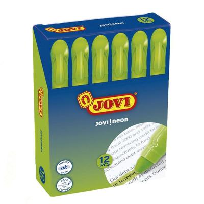 Fluoriscerende Markeerstift Jovi Jovi!neon Groen 12 Onderdelen