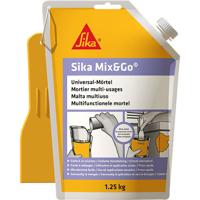 Sika Mix & Go Multifunctionele Reparatiemortel - 1,25kg