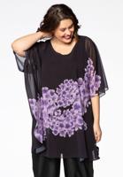 Yoek Kaftan BLOSSOM | Zwart | Maat 58/60 Yoek Kaftan BLOSSOM | Zwart | Maat 58/60