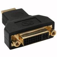 InLine 17670P tussenstuk voor kabels HDMI DVI-D Zwart
