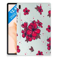 Samsung Galaxy Tab S7FE | Siliconen hoesje | Blossom Red