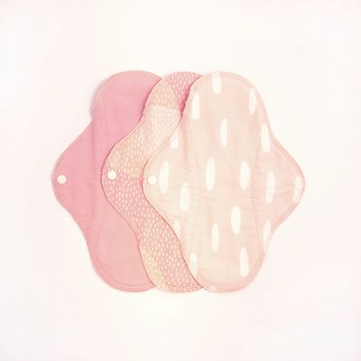 ImseVimse Wasbaar dagmaandverband bio katoen, 3 stuks (Design: Pink Sprinkle)