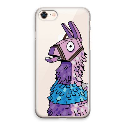 Lama: iPhone 8 Transparant Hoesje