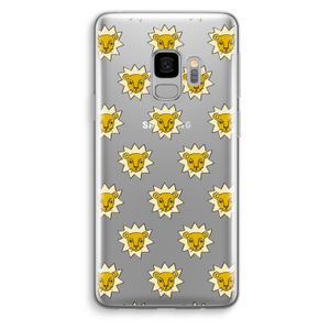Leeuwenkoppen: Samsung Galaxy S9 Transparant Hoesje