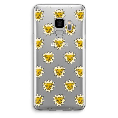 Leeuwenkoppen: Samsung Galaxy S9 Transparant Hoesje