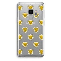 Leeuwenkoppen: Samsung Galaxy S9 Transparant Hoesje