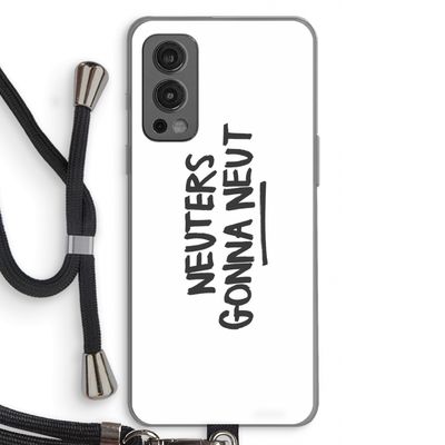 Neuters: OnePlus Nord 2 5G Transparant Hoesje met koord