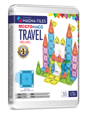 MagnaTiles travel set deluxe 55 delig