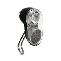 Falkx led koplamp style 3 leds met rvs beugel, incl. batterijen (werkplaatsverpakking).