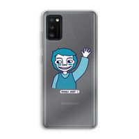 Zwaai: Samsung Galaxy A41 Transparant Hoesje