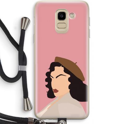 Confidence: Samsung Galaxy J6 (2018) Transparant Hoesje met koord
