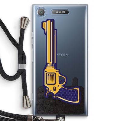 Pew Pew Pew: Sony Xperia XZ1 Transparant Hoesje met koord