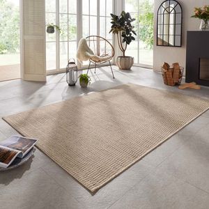Jute Buitenkleed Verano - 80x150cm - Bruin Grafisch Vloerkleed - 123vloerkleed.nl is de online webshop voor vloerkleden en woonaccessoires.