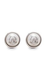 Vivienne Westwood puces d'oreilles à logo Orb - Argent