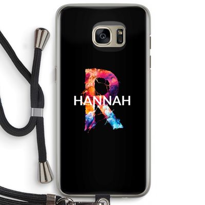 Abstract Spectrum: Samsung Galaxy S7 Edge Transparant Hoesje met koord