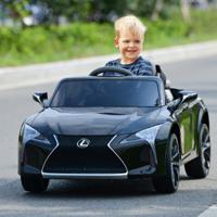 Lexus 12V Elektrische Auto voor Kinderen Officieel Gelicentieerd 2,4G Afstandsbediening LED-Verlichting Muziek en Verhaal Vering - thumbnail