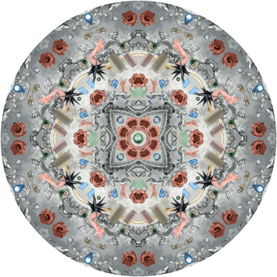 Moooi Carpets - Vloerkleed Utopian Fairy Tales Ice Soft - 350 cm rond
