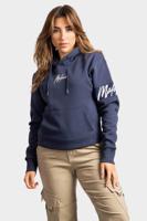 Malelions Captain Hoodie Dames Donkerblauw - Maat XXS - Kleur: Donkerblauw | Soccerfanshop