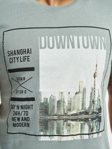 Sublevel / t-shirt Graphic in blauw