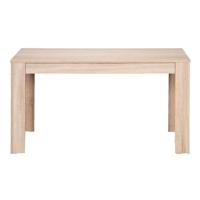 Leen Bakker - Eetkamertafel Sepp - Eikenkleur - 75x120x80 Cm - Spaanplaat - Bruin