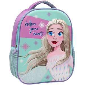 Disney Frozen 3D Rugzak, Heart - 32 x 26 x 10 cm - EVA polyester