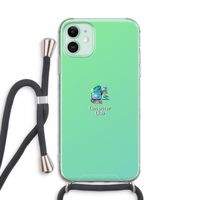 Win98: iPhone 11 Transparant Hoesje met koord