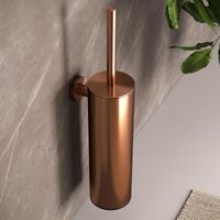 Toiletborstelset Brauer Copper Wandmontage met PVD coating Geborsteld Koper Brauer
