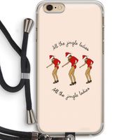 Jingle Ladies: iPhone 6 PLUS / 6S PLUS Transparant Hoesje met koord